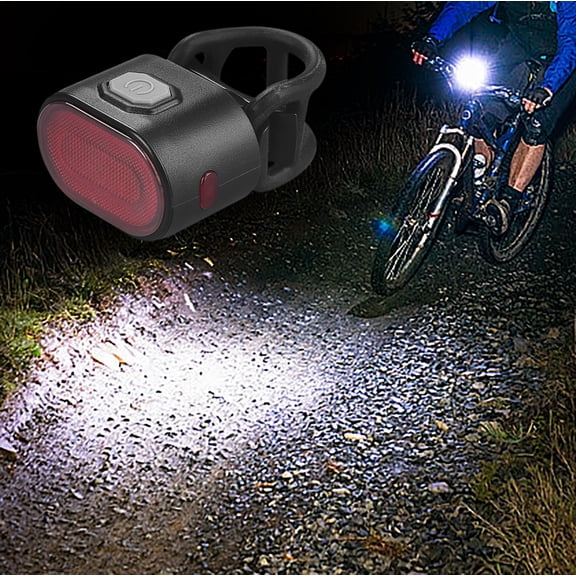 Giunmcul Online Shopping Outdoor New USB Charging Light Front Light Red and White Tail Light