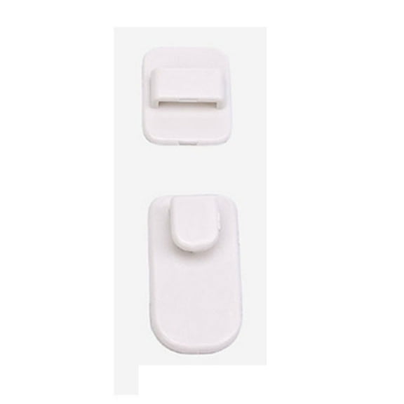 Giunmcul Online Shopping Plastic Hooks 2 pair (4Pcs) Set TV Conditioner Remote Control Hanger