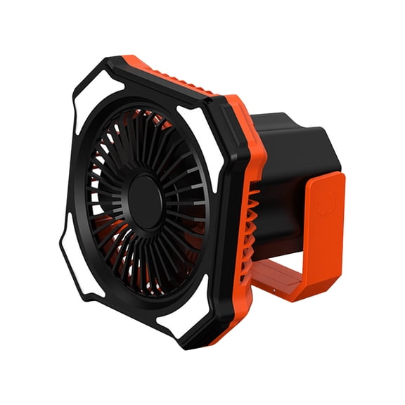 Giunmcul Online Shopping Portable Tent Camping Fan, 10 Hour, Camping Flashlight, Desktop Fan with 4000 MAh Energy Storage Clip and Remote Control, Rechargeable USB Barbecuefa