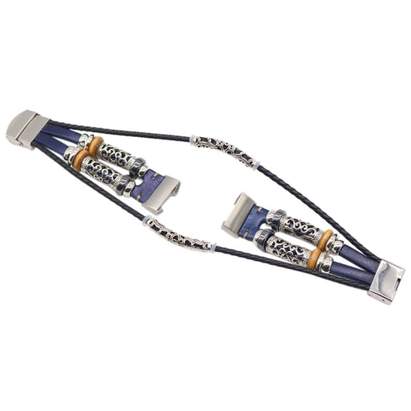 Giunmcul Online Shopping Replacement Leather Wristband Strap Bracelet for Charge 3