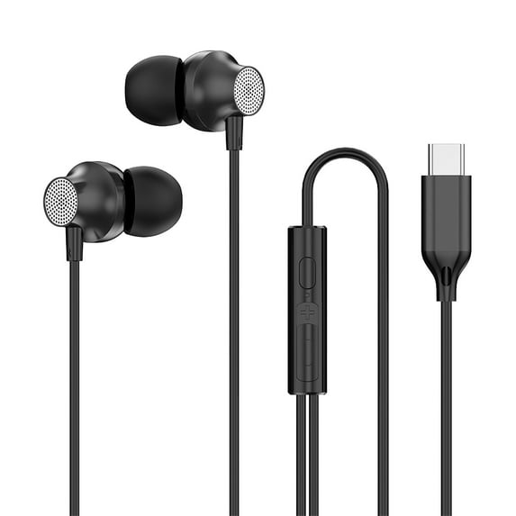 Giunmcul Online Shopping Sports Earphones, Ear, Subwoofer, Wired Headphone with Microphone for Both Men and Women