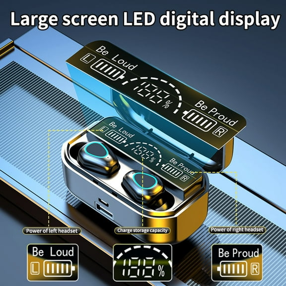 Giunmcul Online Shopping Wireless Binaural English Version 5.1 Charging Treasure Bluetooth Headset Game Headset