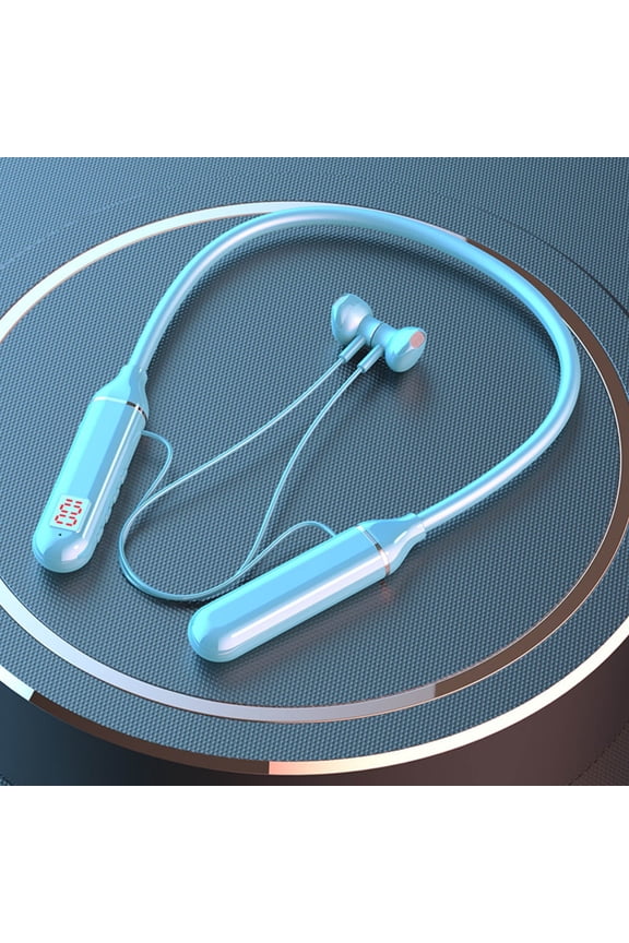 Online Shopping Wireless Bluetooth Earphone Neck Hanging Noise Reduction Headphone Sport Earbud Headset with Mic
