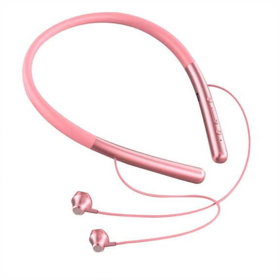 Giunmcul Online Shopping Wireless Sports Bluetooth Headset Neckworn Stereo Headset with Large Capacity Pluggable Cartoon Headset