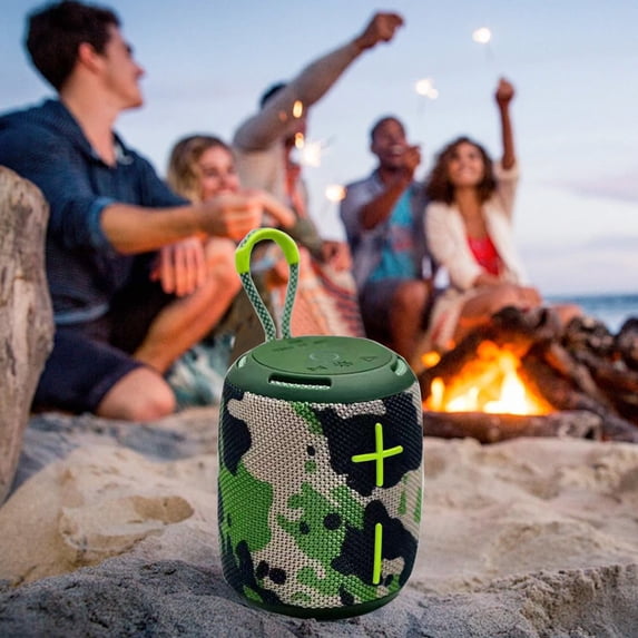 Giunmcul My Order Enchanting Bluetooth Pendant Speaker Companion for Cycling Hiking with Colorful Lights Card Slot and Wireless Functionality Backpack Accessory