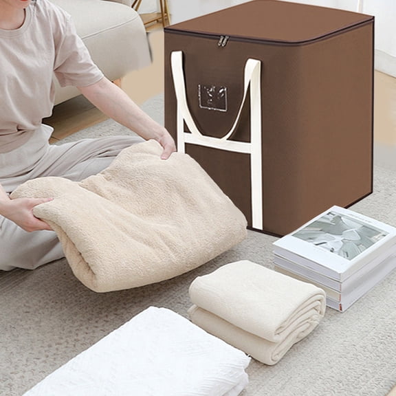 Giunmcul My Order Quilt Storage Bag Dormitory Bedroom Clothing and Miscellaneous Items Organization Bag Large Capacity Travel Luggage Bag Moving Packing Bag