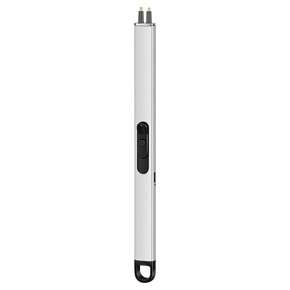 Giunmcul Plasma Candle Lighter Windproof Flameless With USB Rechargeable Battery Heat Resistant Double Electric Arc for Kitchen Camping and BBQ Use