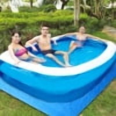 Giunmcul Pool Ground Cloth Above Swimming Pool Covers Dirt Proof Paint Tarp Drop Cloth for Painting Camping Tarp Multifunctional Protective Sheet Blue
