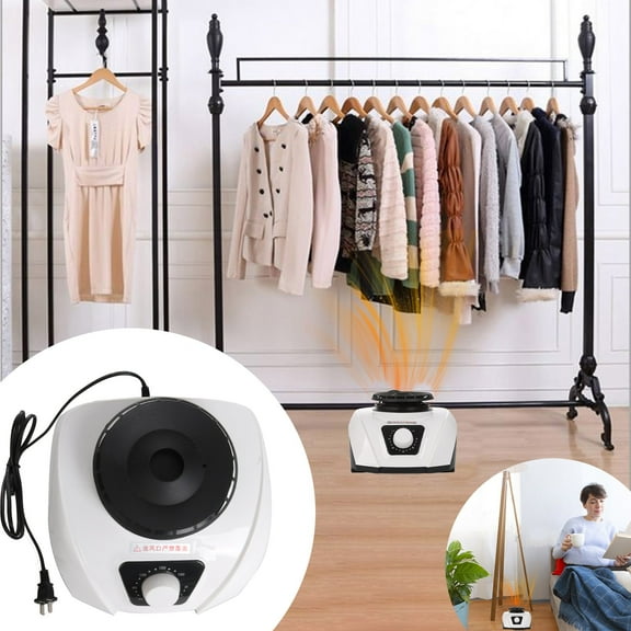 Giunmcul Portable Clothes Dryer Machine Quiet Fast Heating Baby Clothes Drying Compact Household Warm Air Dryer with Timer Overheat Protection 1 Unit