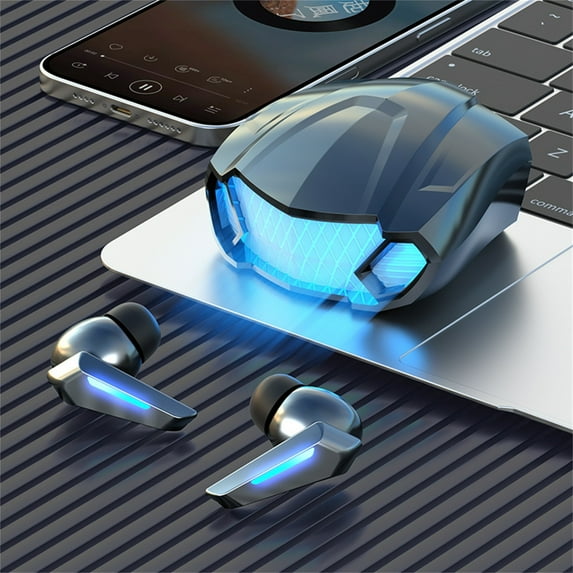 Giunmcul Reduced Price LED Digital Display Wireless Bluetooth 5.2 Earphone Sound In-Ear Noise Canceling Sports Car Stereo Earbuds for IOS Android