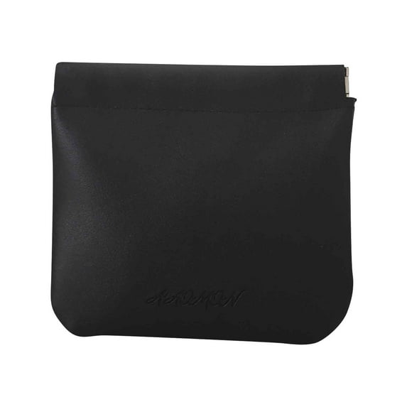 Giunmcul Reduced Price Leather Shrapnel Automatic Closure Makeup Bag Women's Portable Lipstick Small Storage Bag Mini Change Wireless Earphone Bag