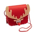 thumbnail image 1 of Giunmcul Reduced Price Small Christmas Backpack, Reusable, Children's Toys, Christmas Gift Bag, Cloth Bag, Strap, Elk, Fawn Style, Suitable for Birthday and Christmas Party Gifts, 1 of 4