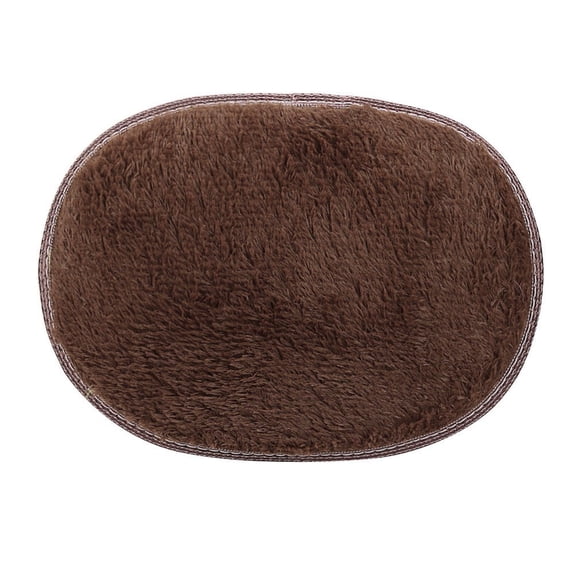 Giunmcul Small Oval Anti-Skid Polyester Rug 30x40cm for Home Bedroom Bathroom Entryway Elegant Durable Lightweight Easy-to-Clean 1pc