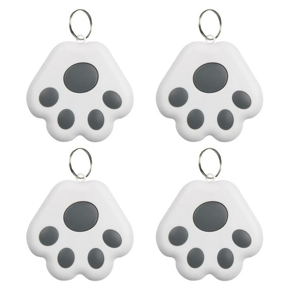 Giunmcul Smart Wireless Key Finder Tracker Sensor 4 Pack Bluetooth App Control Two Way Alert Real Time Map Last Location Pet Collar Kids Wallet Luggage Remote Camera Shutter Android Compatible