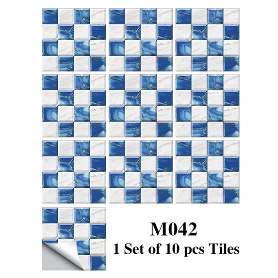 Giunmcul Tax Free Weekend 10pcs Home Decor Living Room Tile Set Strong Sticker Kitchen Wall Sticker