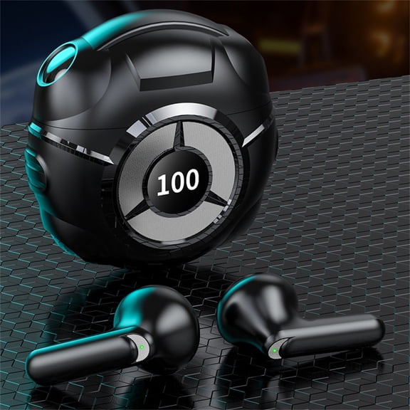 Giunmcul Tax Free Weekend 2023 NEW Hi-Fi TWS-Headphones Touch-Control Digital Display Bluetooth 5.2 Insensible Wearing MIni Wireless Earphones Polished Novelty Appearance Earbuds Headset