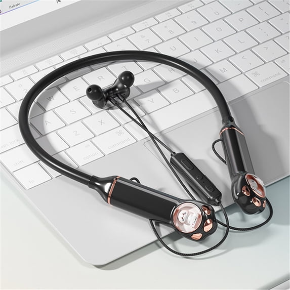 Giunmcul Tax Free Weekend Bluetooth Earphones with Neck and Neck Mounted Wireless Sports, Long Standby Range