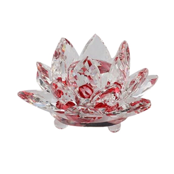 Giunmcul Tax Free Weekend Colored Crystal Glass Candle Tea Lamp Buddhist Candle