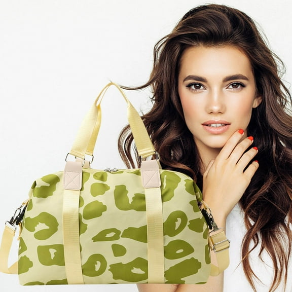 Giunmcul Tax Free Weekend Large Capacity Folding Travel Bag Handbag Handbag Travel Duffel Bag Ladies Multi-function Travel Bag