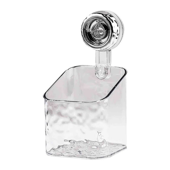 Giunmcul Tax Free Weekend Style Glacier Pattern Suction Cup Shelf,Bathroom Suction Cup Storage Rack Suction Cup Storage Box
