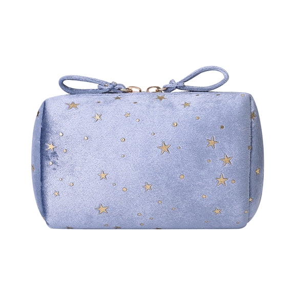 Giunmcul Tax Free Weekend Velvet Cosmetic Bag, Portable At Any, Flannelette Star Handbag, Pocket Change, Lipstick Storage Bag