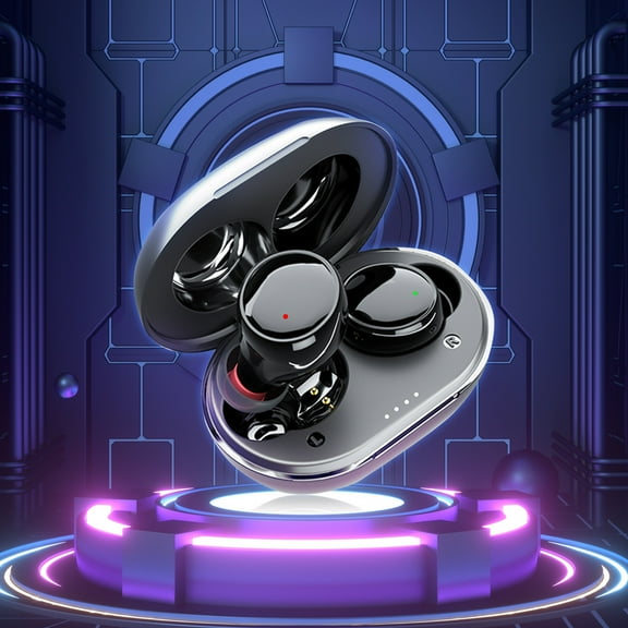 Giunmcul Tax Free Weekend Wireless Earbuds Bluetooth 5.0 Earbuds Magnetic Charging Large Capacity Battery Compartment Waterproofing Grade IPX4 Noise Reduction Technology