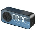 thumbnail image 1 of Giunmcul Today Discount Alarm Clock for Bedroom/Office,Digital Clock with Bluetooth Speaker,Small Alarm Clock for Heavy Sleepers Adults,Mirror LED Display, 1 of 2