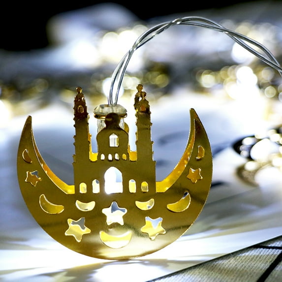 Giunmcul Today Discount Ramadan Eid Decor LED Lights Home Room Festival Party Festival Nice Lights