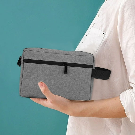 Giunmcul Travel Toiletry Bag for Women & Men Water Proof Shaving Bag for Travel Foldable Storage Bags with Handle