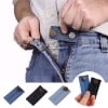 Giunmcul Trousers Waist Extender, Elastic Belt Extension Buckle with Metal Button, Unisex Garment Accessory for Jeans Skirts Adjustable Waistband