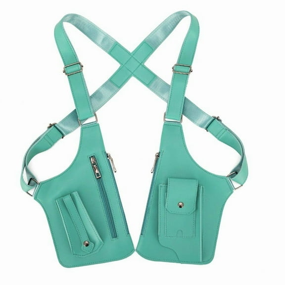 Giunmcul Underarm Security Shoulder Armor Wallet Stylish Hidden Leather Strap Double-Compartment Durable Protection for On-the-Go Safety