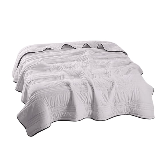 Giunmcul Water-Washed Lightweight Summer Cooling Quilt Machine Washable Breathable Thin Comforter Twin Full Queen Soft Skin-Friendly Durable Quick Dry Cooling Bed Blanket