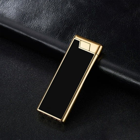 Giunmcul Windproof Butane Lighter Slim Metal Wheel Lighter Refillable Compact Pocket Igniter for Outdoor Travel Everyday Carry 1 Piece