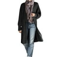 thumbnail image 1 of ZZkhGo Women's Solid Color Loose Lantern Knit Sweater Plus Size Stripe Cardigan Sweater Jacket Solid Color Knitted Loose Casual Cardigan Winter Coats For Women, 1 of 6