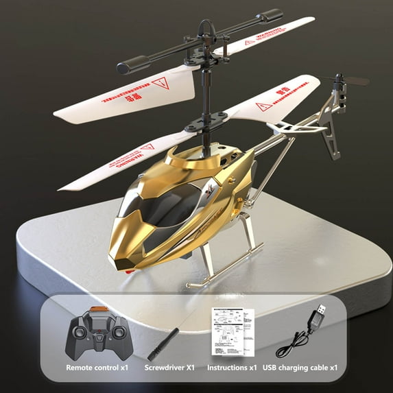 Giunmcul up to 45% Off 3.5 Remote Control Helicopter USB Charging Crash Remote Control Aircraft Model Toys