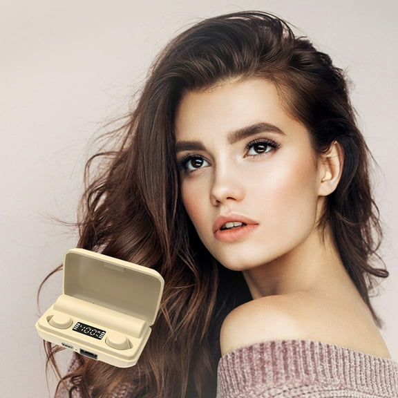 Giunmcul up to 45% Off Digital Power Bluetooth Headset Mini Invisible Binaural Sleep Headset-long Range Bluetooth Headset