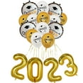 thumbnail image 1 of Giunmcul up to 45% Off Graduation Black /White Confetti Balloons, 12 Inch Graduation Theme Balloons for Graduation Party Decorations, 1 of 1