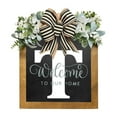thumbnail image 1 of Giunmcul up to 45% Off Last Name Year Round Front Door Wreath Decorative Hanging Plaques In Front Of The Door, 1 of 1