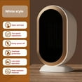 thumbnail image 1 of Giunmcul up to 45% Off Small Space Heater for Indoor Use Ceramic Space Heater Portable Heaters Fan for Office Bedroom with Thermostat 1200W, 1 of 3