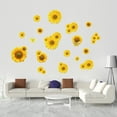 thumbnail image 1 of Giunmcul up to 45% Off Sunflower Pattern Removable Wall Sticker Living Room Decoration, 1 of 4