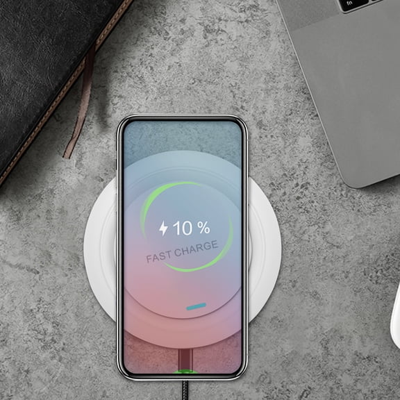 Giunmcul up to 45% Off Wireless Charger for Smartphones 10W Desktop Wireless Charger Compatible with IOS & Android