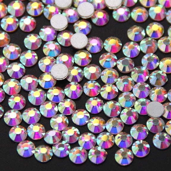 Giunmcul up to 50% Off 1440PCS Crystal Nail Art Rhinestones FlatBack Glitter Tips Decoration