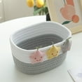 thumbnail image 1 of Giunmcul up to 50% Off Desktop Storage Basket Thread Weaving Desktop Small Storage Box Without Lid Cute Girl Heart Storage Basket, 1 of 5