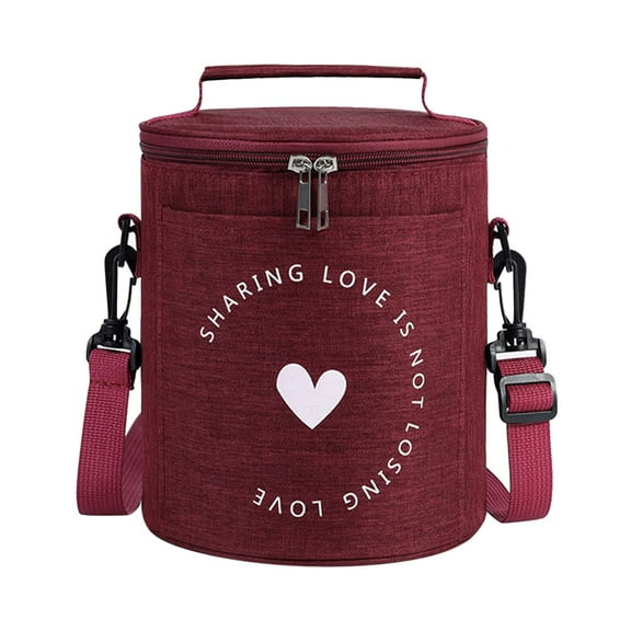 Giunmcul up to 50% Off Insulated Picnic Carry Case Thermal Portable Cold Lunch Bag Bento bag