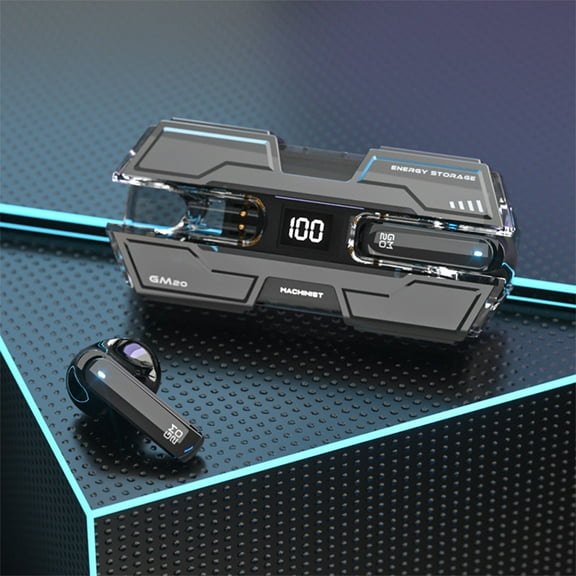 Giunmcul up to 50% Off Mechanical Wind Wireless Bluetooth Headset Call Gaming Low Latency Bluetooth Headset