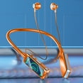 thumbnail image 1 of Giunmcul up to 65% Off 120 Hours Playback Earphones Digital Display Wireless Headphones Bluetooth 5.3 Neckband Sport, 1 of 5