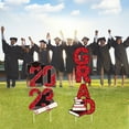 thumbnail image 1 of Giunmcul up to 65% Off 2025 Graduation Season Garden Insert Yard Sign Graduation Cap Outdoor Lawns Decor, 1 of 4