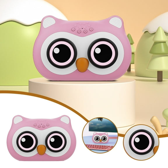 Giunmcul up to 65% Off Bluetooth 5.0 New Cartoons Owl Bluetooth Speaker Cute Mini Desktop Computer Bluetooth Sound Gift
