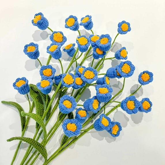 Giunmcul up to 65% Off Crochet Flower Of Valley Forever Flower+birthday Gift Gift+ Housewarming Present+graduation Gift+beautiful Flower