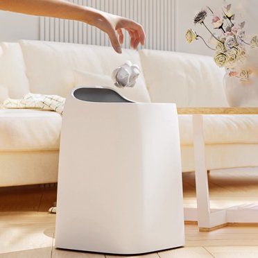 Giunmcul up to 65% Off High-value Double-layer Trash Can Household Bathroom Living Room Foot-operated Large-capacity Trash Storage Bin